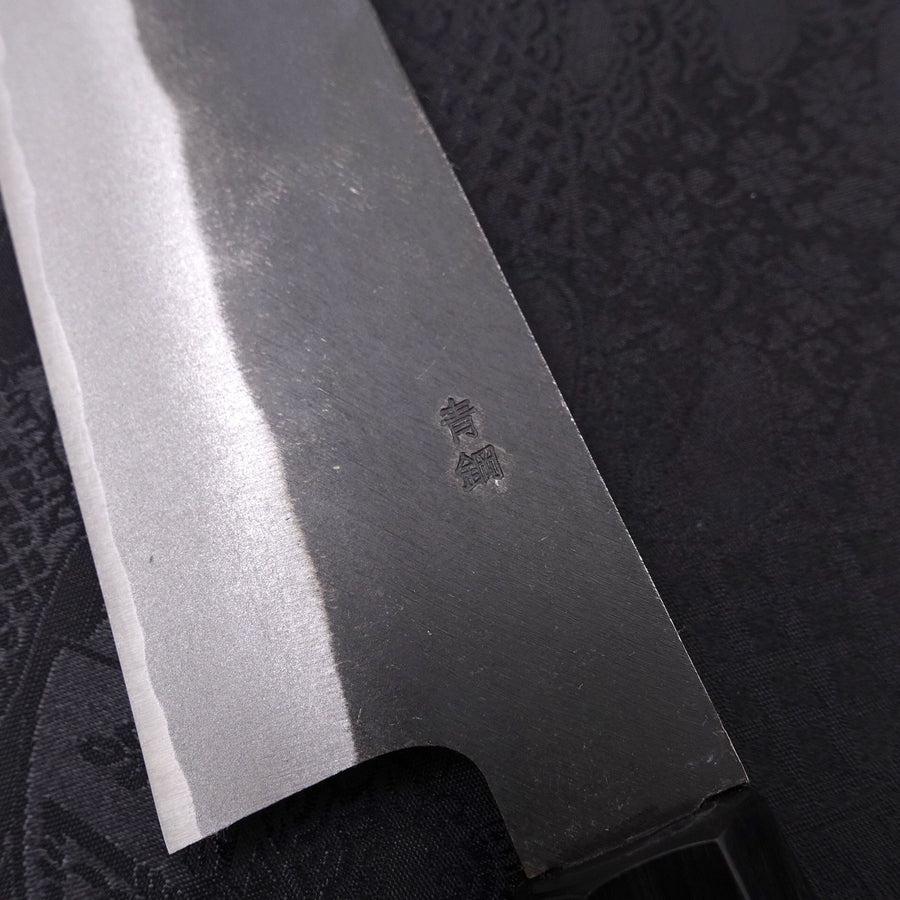 牛刀 青紙2号 黒打 龍 黒檀水牛柄 210mm – MUSASHI