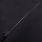 Gyuto Blue Steel #2 Kurouchi Chokin Dragon Buffalo Ebony Handle 210mm (8.3”)-[Musashi]-[Japanese-Kitchen-Knives]