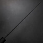 Gyuto Blue Steel #2 Kurouchi Chokin Dragon Buffalo Ebony Handle 210mm (Asamura) (8.3”)-[Musashi]-[Japanese-Kitchen-Knives]