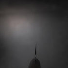 Gyuto Blue Steel #2 Kurouchi Chokin Dragon Buffalo Ebony Handle 210mm (Asamura)-[Musashi]-[Japanese-Kitchen-Knives]