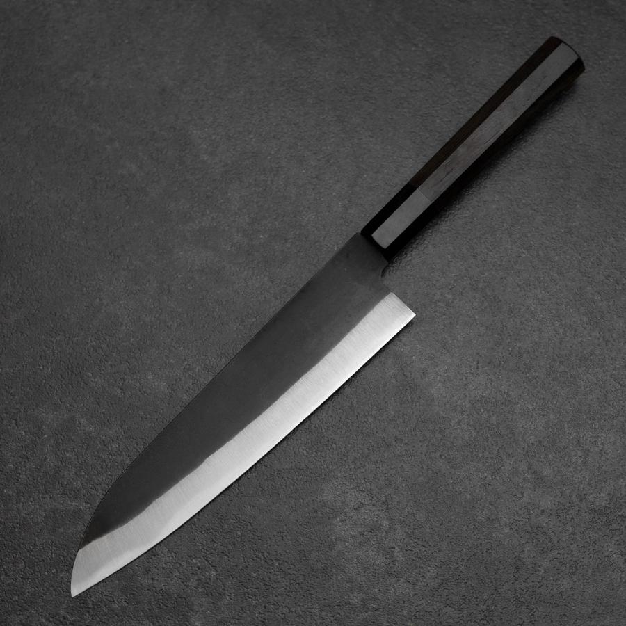 Gyuto Blue Steel #2 Kurouchi Chokin Dragon Buffalo Ebony Handle