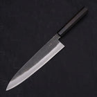 Gyuto Blue Steel #2 Kurouchi Chokin Dragon Buffalo Ebony Handle 240mm (9.4”)-[Musashi]-[Japanese-Kitchen-Knives]