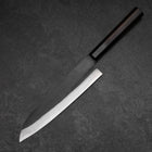 Gyuto Blue Steel #2 Kurouchi Chokin Koi Buffalo Ebony Handle 210mm (8.3”)-[Musashi]-[Japanese-Kitchen-Knives]