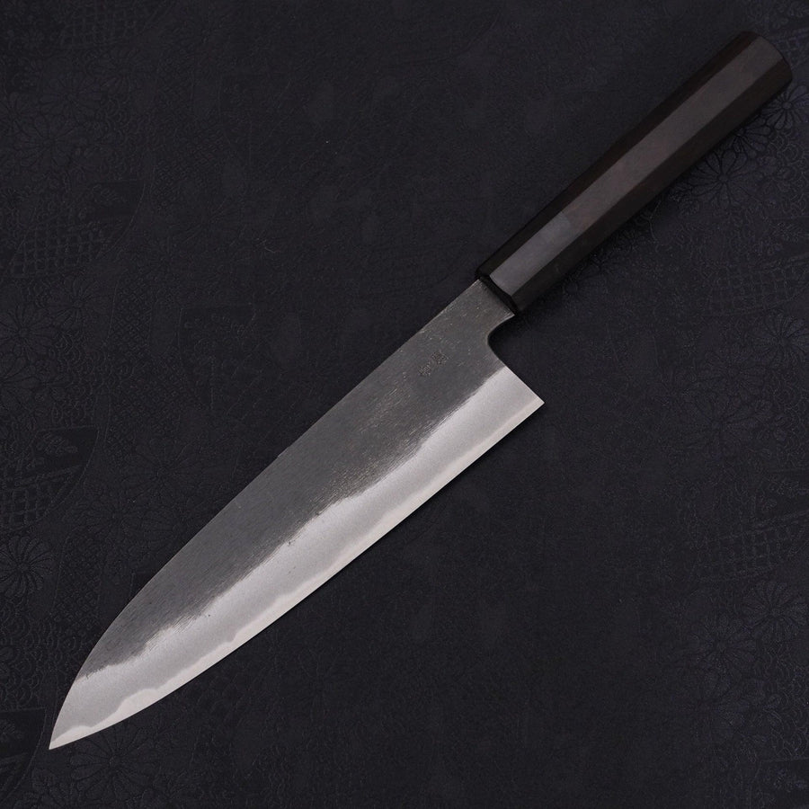 牛刀 青紙2号 黒打 蛇-桜 黒檀水牛柄 210mm – MUSASHI