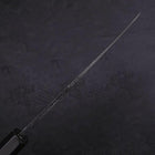 Gyuto Blue Steel #2 Kurouchi Damascus Buffalo Ebony Handle 180mm (7”)-[Musashi]-[Japanese-Kitchen-Knives]