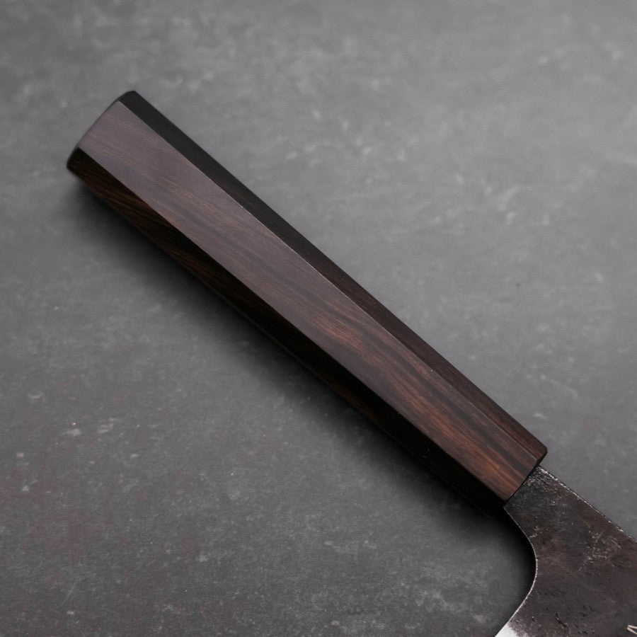 牛刀 青紙2号 黒打 黒檀水牛柄 210mm – MUSASHI