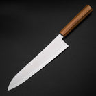Gyuto Blue Steel #2 Polished Olive Handle 240mm (9.4”)-[Musashi]-[Japanese-Kitchen-Knives]