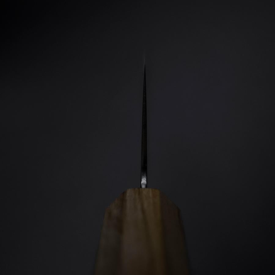 牛刀 青紙2号 彫金 黒打 桜富士 黒檀水牛柄 210mm – MUSASHI