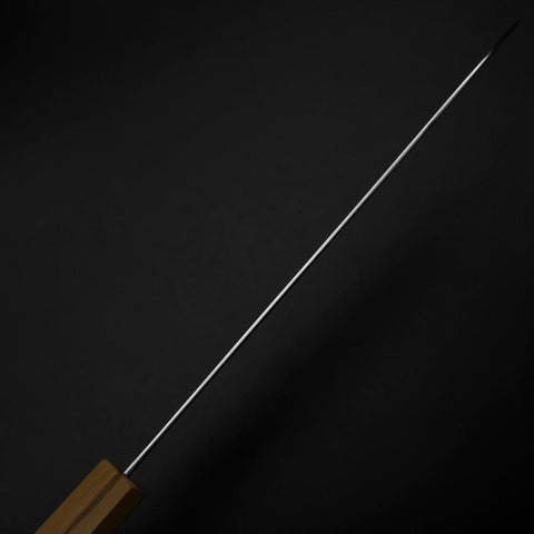 Gyuto Blue Steel #2 Polished Olive Handle 240mm (9.4”)-[Musashi]-[Japanese-Kitchen-Knives]