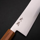 Gyuto Blue Steel #2 Polished Olive Handle 240mm-[Musashi]-[Japanese-Kitchen-Knives]