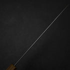 Gyuto Blue Steel #2 Polished Stainless Clad Olive Handle 210mm (8.3”)-[Musashi]-[Japanese-Kitchen-Knives]