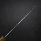 Gyuto Blue Steel #2 Stainless Clad Polished Oak Handle 165mm (6.5”)-[Musashi]-[Japanese-Kitchen-Knives]