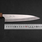 Gyuto Blue Steel #2 Stainless Clad Polished Oak Handle 165mm (6.5”)-[Musashi]-[Japanese-Kitchen-Knives]