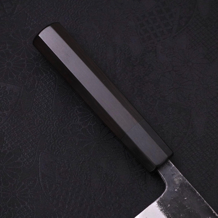 牛刀 青紙スーパー 黒打 黒檀水牛柄 180mm – MUSASHI