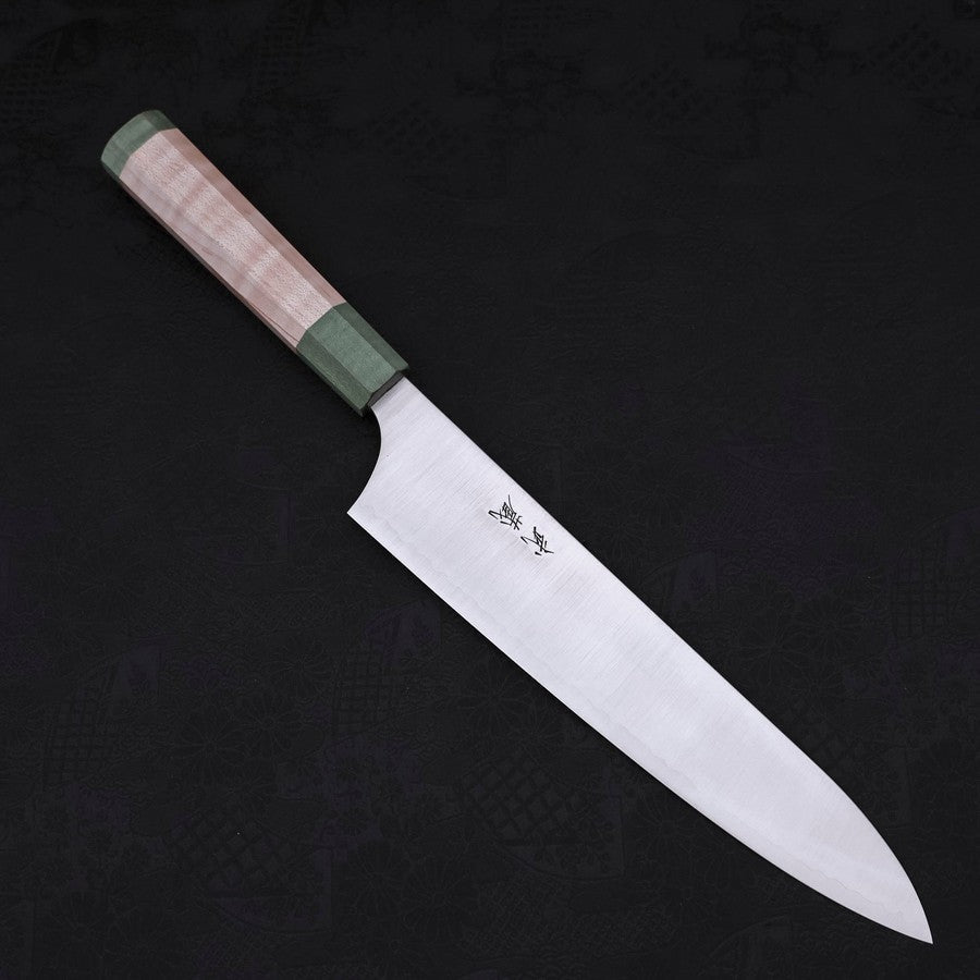 牛刀 AUS-10 磨き メープル緑柄 240mm – MUSASHI