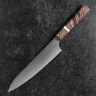Gyuto Blue Super Polished Maple Handle 210mm-[Musashi]-[Japanese-Kitchen-Knives]