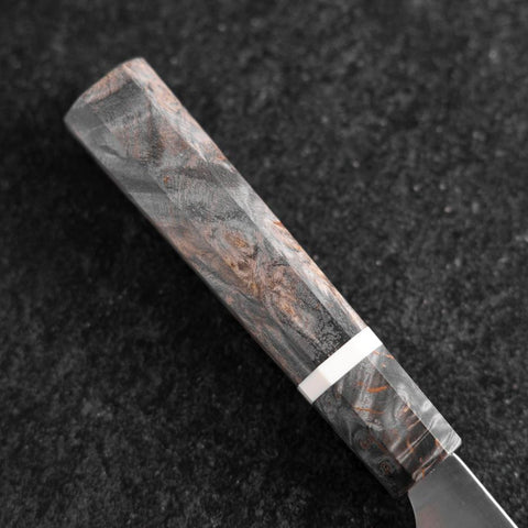 Gyuto Blue Super Polished Maple Handle 240mm (9.4”)-[Musashi]-[Japanese-Kitchen-Knives]