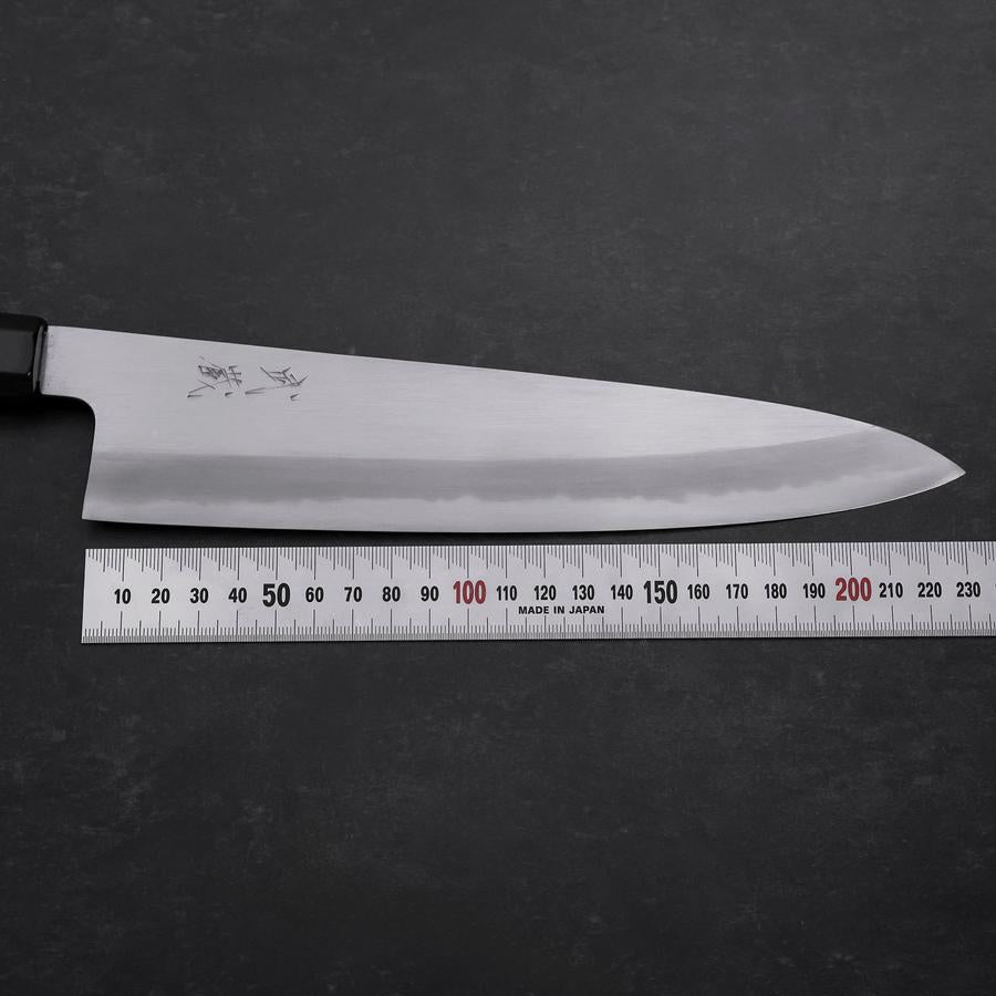 牛刀青紙1號鋼墨流黒檀水牛柄240mm – MUSASHI