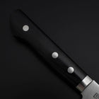 Gyuto Chromax Polished Black Western Handle 180mm-[Musashi]-[Japanese-Kitchen-Knives]