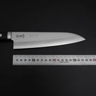 Gyuto Chromax Polished Black Western Handle 180mm-[Musashi]-[Japanese-Kitchen-Knives]