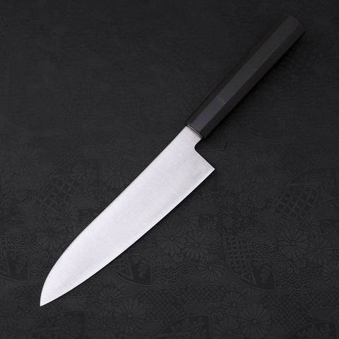 Gyuto HAP-40 Polished Buffalo Ebony Handle 180mm (7”)-[Musashi]-[Japanese-Kitchen-Knives]