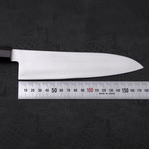 Gyuto HAP-40 Polished Buffalo Ebony Handle 180mm (7”)-[Musashi]-[Japanese-Kitchen-Knives]