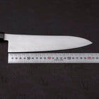 Gyuto HAP-40 Polished Buffalo Ebony Handle 210mm (8.3”)-[Musashi]-[Japanese-Kitchen-Knives]