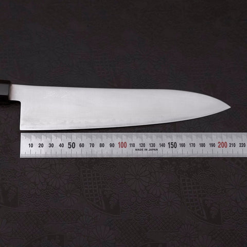 Gyuto HAP-40 Polished Buffalo Ebony Handle 210mm (8.3”)-[Musashi]-[Japanese-Kitchen-Knives]