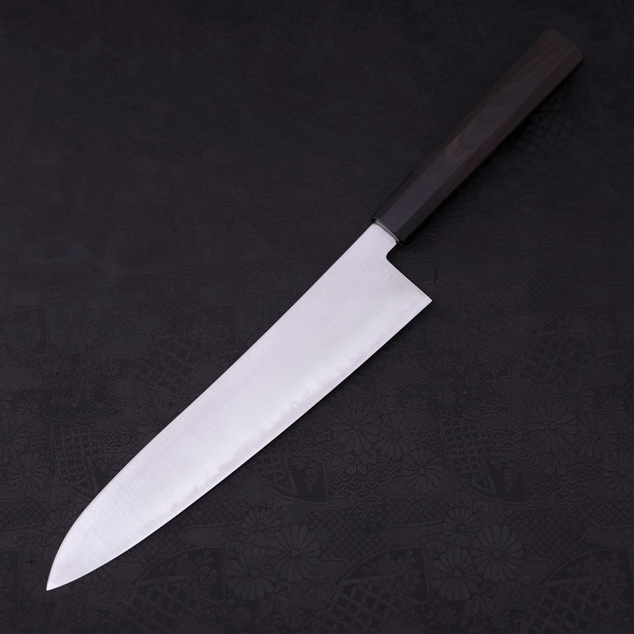Gyuto HAP-40 Polished Buffalo Ebony Handle 240mm-[Musashi]-[Japanese-Kitchen-Knives]