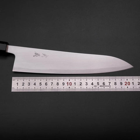 Gyuto HAP-40 Polished Buffalo Magnolia Handle 210mm-[Musashi]-[Japanese-Kitchen-Knives]