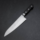 Gyuto Molybdenum Polished Western Black Handle 180mm (7”)-[Musashi]-[Japanese-Kitchen-Knives]