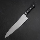 Gyuto Molybdenum Polished Western Black Handle 210mm (8.3”)-[Musashi]-[Japanese-Kitchen-Knives]