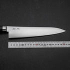 Gyuto Molybdenum Polished Western Black Handle 210mm (8.3”)-[Musashi]-[Japanese-Kitchen-Knives]