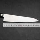 Gyuto Molybdenum Polished Western Purple Handle 210mm-[Musashi]-[Japanese-Kitchen-Knives]