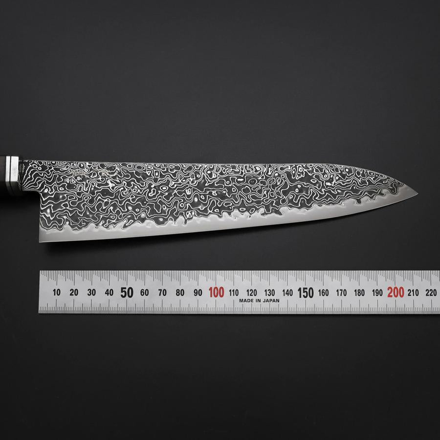 Gyuto SG-2 Black Nickel Damascus Western Ebony Handle 210mm (8.3