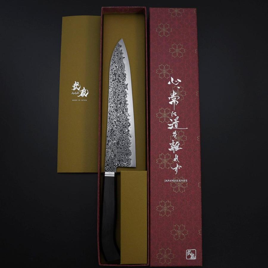 牛刀 SG-2 ダマスカス ウンジ水牛柄 210mm – MUSASHI