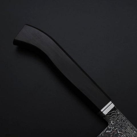 Gyuto SG-2 Black Nickel Damascus Western Ebony Handle 240mm-[Musashi]-[Japanese-Kitchen-Knives]