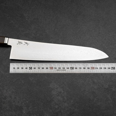 Gyuto SG-2 Damascus Western Golden Ebony Handle 240mm-[Musashi]-[Japanese-Kitchen-Knives]
