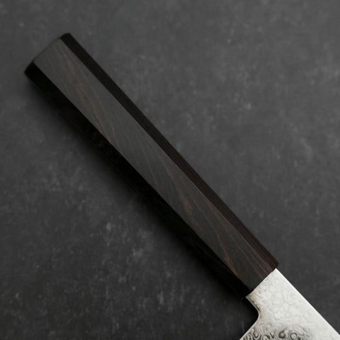Gyuto SG-2 Nickel Damascus Ebony Handle 210mm (8.3”)-[Musashi]-[Japanese-Kitchen-Knives]