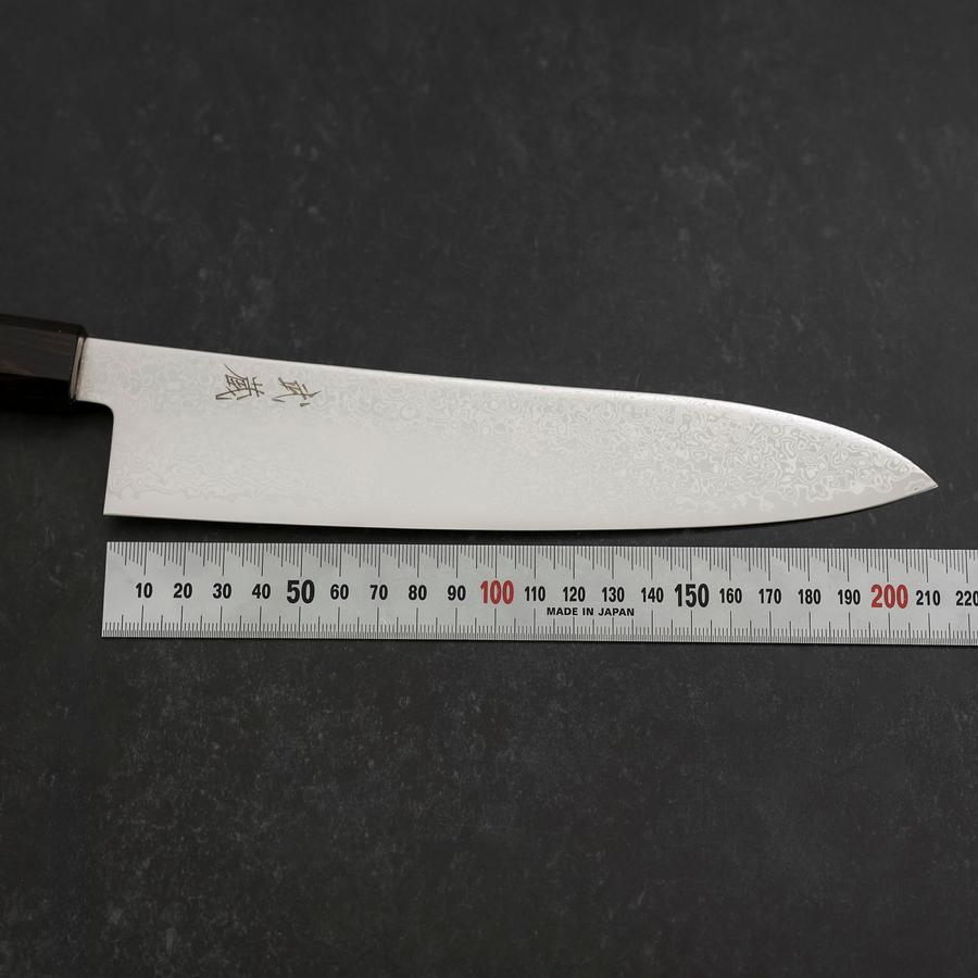 Gyuto SG-2 Nickel Damascus Ebony Handle 210mm – MUSASHI