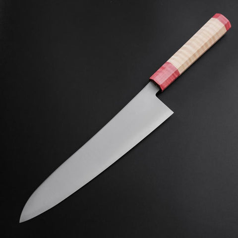 Gyuto SG-2 Polished Red Maple Handle 240mm-[Musashi]-[Japanese-Kitchen-Knives]