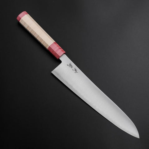 Gyuto SG-2 Polished Red Maple Handle 240mm-[Musashi]-[Japanese-Kitchen-Knives]