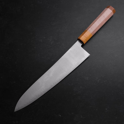Gyuto SG-2 Polished Yellow Maple Handle 240mm (9.4”)-[Musashi]-[Japanese-Kitchen-Knives]