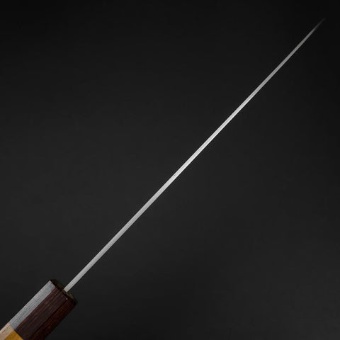 Gyuto SG-2 Polished Zelkova Handle 210mm (8.3”)-[Musashi]-[Japanese-Kitchen-Knives]