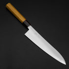 Gyuto SG-2 Polished Zelkova Handle 210mm (8.3”)-[Musashi]-[Japanese-Kitchen-Knives]