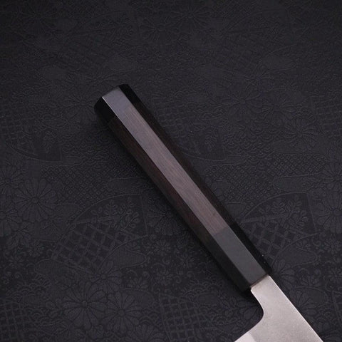 Gyuto SKD11 Nashiji Buffalo Ebony Handle 240mm (9.4”)-[Musashi]-[Japanese-Kitchen-Knives]