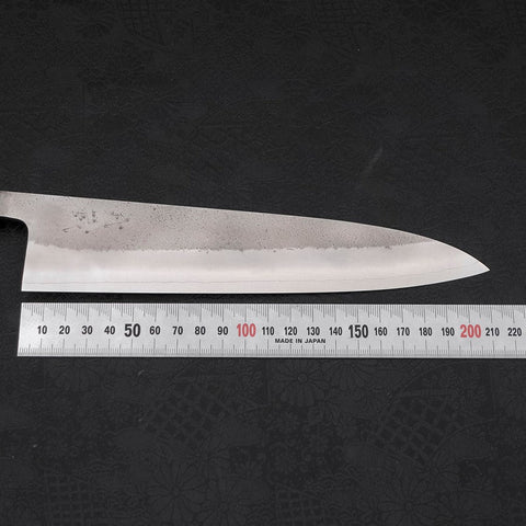 Gyuto SKD11 Nashiji Ebony Handle 210mm (8.3”)-[Musashi]-[Japanese-Kitchen-Knives]