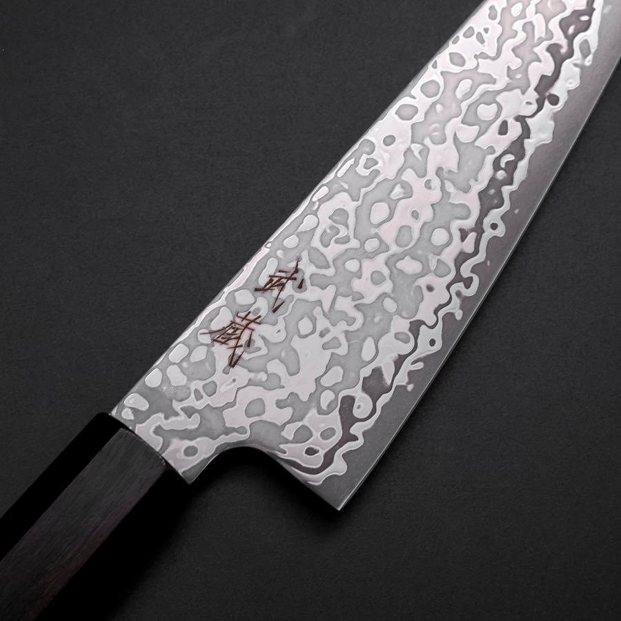牛刀 SLD 浪 ニッケルダマスカス 黒檀水牛柄 210mm – MUSASHI