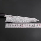 Gyuto SLD Black Damascus Ebony Handle 195mm (7.7”)-[Musashi]-[Japanese-Kitchen-Knives]
