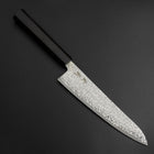 Gyuto SLD Black Damascus Ebony Handle 195mm (7.7”)-[Musashi]-[Japanese-Kitchen-Knives]